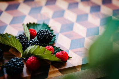 Schneidebrett 3D-Würfel