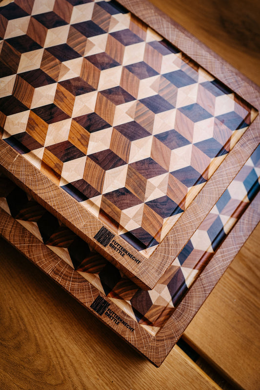 Schneidebrett 3D-Würfel