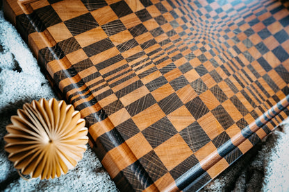 Schneidebrett Optische Illusion